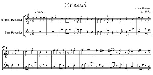 music sample